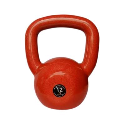 Kettlebell Emborrachado 12kg para Treinamento Funcional com Alça Anatômica Anilhas Fitness