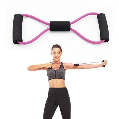 Extensor Elástico BSL3075 Formato de Oito Látex Rosa AB Mídia