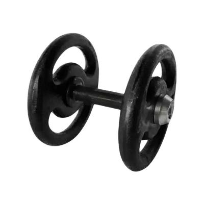 Dumbbell Pintado Pegada Emborrachada Academia 8kg para Treino Funcional Anilhas Fitness