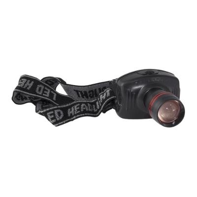 Lanterna de Cabeça Lanterna de Cabeca Western 1 LED 1W com 3 Modos de Iluminação Preto Western