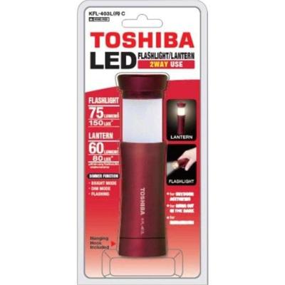 Lanterna 2WAY KFL-403L com 75 LUMENS e Função Dimmer Vermelha Toshiba