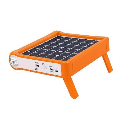 Kit Lanterna LED Solar Recarregável com Power Bank e Lâmpada 3W para Emergência Yeet