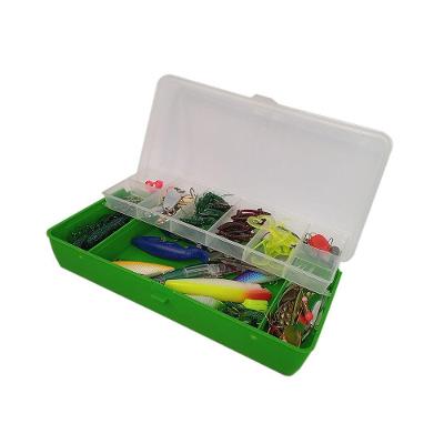 Kit de Pesca SU-ISC7 91 Itens Estojo Organizador Verde AB Mídia