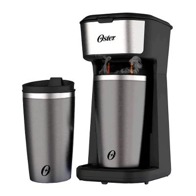 Cafeteira Oster 2day Inox Com 2 Copos Térmicos 220V