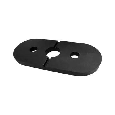Peso para Musculação Tijolinho Jaú Pintado 5kg Preto Anilhas Fitness