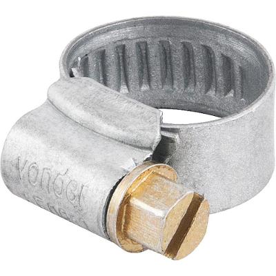 Abraçadeira Rosca sem Fim AE 913 9mm a 13mm Aço Carbono Zincada Kit com 6 Unidades Vonder