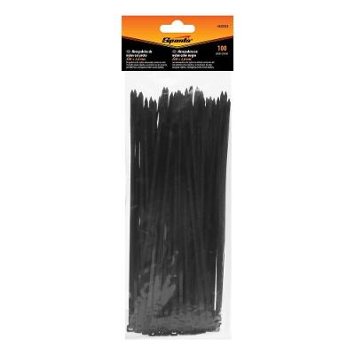 Abraçadeira de Plástico 4555555 200mm X 3,6mm 100 Unidades Preta Sparta Ferramentas