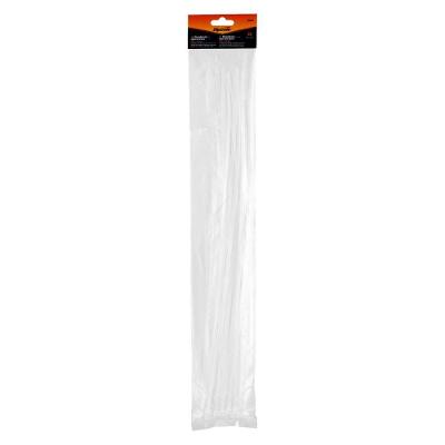 Abraçadeira de Nylon 500x4,8mm 50 Unidades para Fixação Branco Sparta Ferramentas