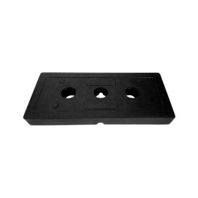 Tijolinho de Peso para Musculação 5kg Quadrado Injetado para Academia Preto Anilhas Fitness
