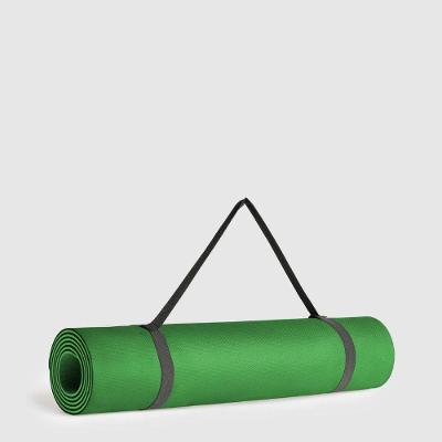 Tapete de Yoga Mat 1 e 70m X 55cm X 5mm em E.V.A. Flexível para Pilates e Treino Funcional Verde OEM