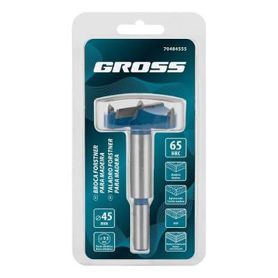 Broca Fresa Forstner 45mm para Madeira Furos Precisos Fundo Plano Vermelho MTX