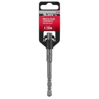 Broca Concreto 16x300mm Sds Plus Vk8 em Aço de Liga com Carboneto de Tungstênio Vermelho MTX