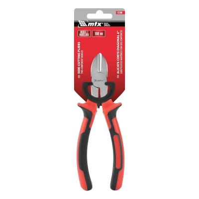 Alicate de Corte Diagonal NICKEL 175209 160mm Niquelado Vermelho MTX