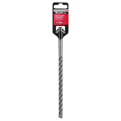 Broca para Concreto SDS Plus 10x210mm 7065055 com Carboneto de Tungstênio Vermelho MTX