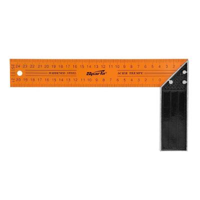 Esquadro de Precisão Metálico 250mm 3234255 Aço U8A Laranja Sparta Ferramentas