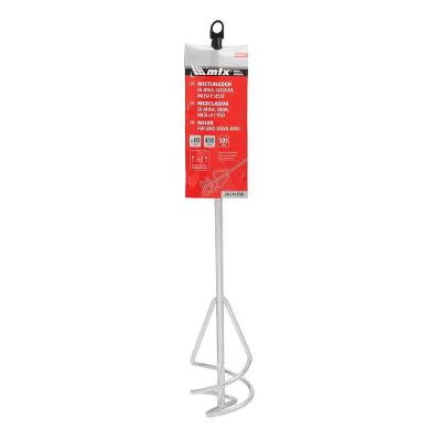 Misturador de Areia e Cascalho 80 X 450mm SDS Plus Aço Galvanizado Vermelho MTX