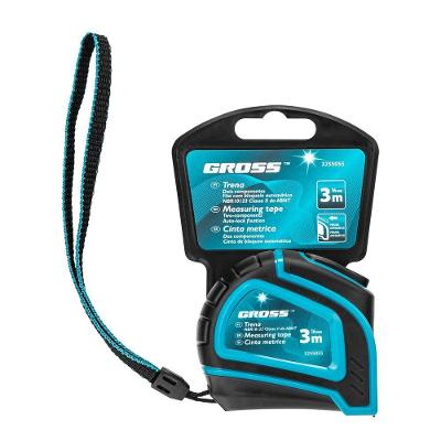 Trena Curta 3m 16mm Autostop 3255055 Estojo Emborrachado Azul Gross