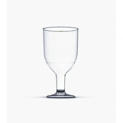 Mini Taça para Doces Acrílico Cristal 50ML Kit 100 Unidades Transparente Higipack