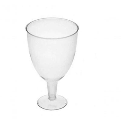 Mini Taça Descartável Acrílico 50ML com 20 Unidades Transparente para Festas e Eventos Higipack
