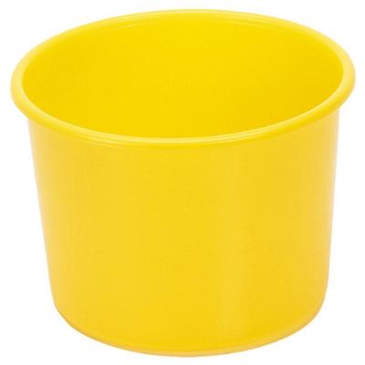 Baldinho de Pipoca em Plástico PP Ou PE 1 e 5 l Kit 20 Unidades Amarelo OEM