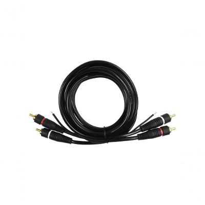 Cabo de Áudio C-017 2 RCA X 2 RCA Gold 1 e 5 m para Sistemas de Som Evus