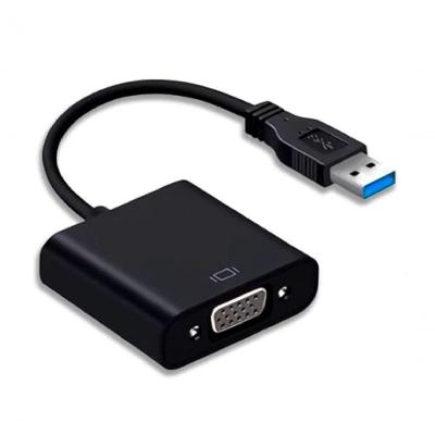 Cabo Conversor USB 3.0 para VGA KP-AD006 com Comprimento 15CM Preto VGA