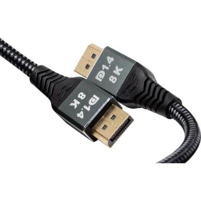 Cabo Displayport Storm 1.4 5M com Suporte a Resolução Até 8K 60HZ Preto Fender
