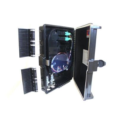 Caixa de Atendimento Óptico com Splitter 1x8 APC para Distribuição de Cabeamento Drop Evus