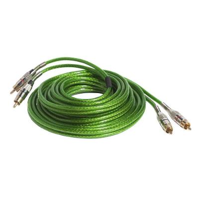 Cabo RCA Series 400 Pro 5M 5,0MM para Áudio e Vídeo Verde Technoise