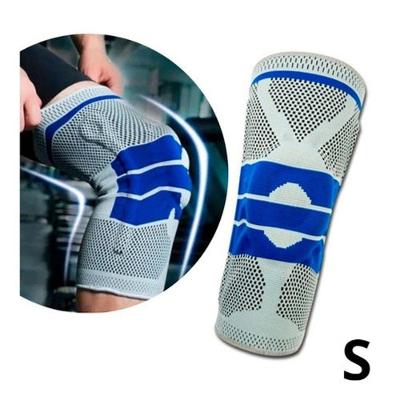 Joelheira de Compressão Ortopédica Esportiva OEM Crossfit Academia Tricô 3D Anel Patelar Silicone