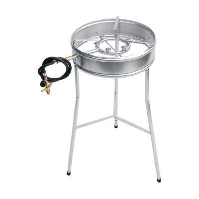 Fogareiro Tripé para Camping Fogareiro 60cm com Borda 34cm Alta Pressão Papaléguas