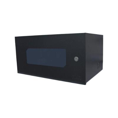 Mini Rack para Servidor 19 Polegadas Max Economic 5U X 350mm com Porta Acrílica Preto Max Eletron