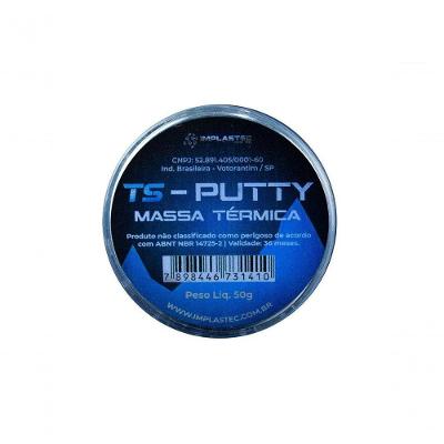 Massa Térmica TS-Putty para Interface em Semicondutores de Alta Potência 12.8 W-MK Implastec