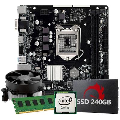 Kit Upgrade de Computador Intel Core I5 9a Geração com Placa-Mãe H310 8GB DDR4 e SSD 240GB