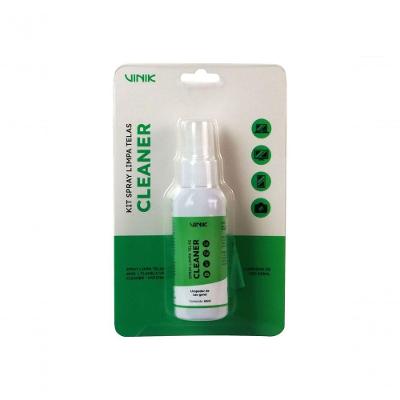 Kit Limpa Telas Vk Cleaner Spray 60ML com Flanela para Remover Manchas de Monitores Vinik