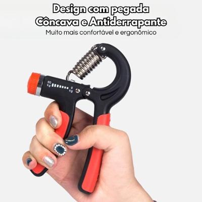 Kit Fitness 3 em 1 com Corda de Pular Elásticos de Resistência e Hand Grip Regulável Azul