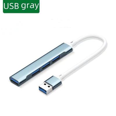 Hub USB-C 3.0 3.1 com 4 Portas e Otg em Liga de Alumínio para Notebook Pc e Celular Oem