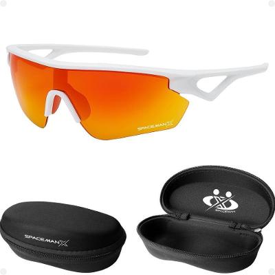 Óculos Esportivo para Ciclismo Spaceman X Radar Proteção UV400 Lente Espelhada Espelhado Orizom