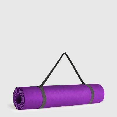 Tapete para Yoga Mat Colchonete Tatame em E.V.A. 1 e 70m X 55cm X 5mm Lilás OEM