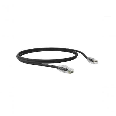 Patch Cord U UTP Cat.5e 2 e 5m para Rede de Dados com Certificado Anatel Preto Furukawa