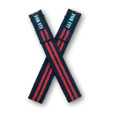 Tala Straps para Academia 100% Algodão para Musculação Super Resistente Preto OEM