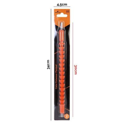 Cabo Extensor Flexível 30cm para Ferramentas Encaixe para Bits Laranja Black Bull