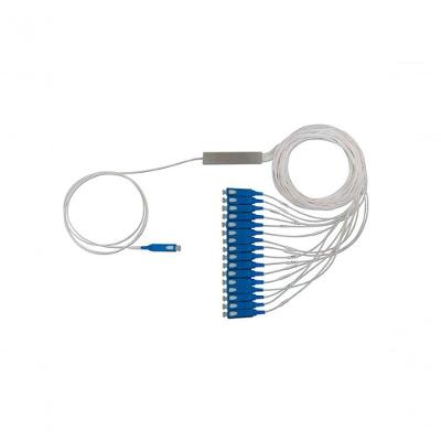 Splitter Óptico Mini Plc 1x16 Nklt Nmpl116110110331 para Rede Multipontos com Fibra G657a Seccon