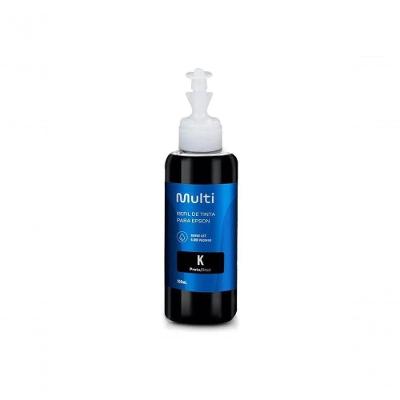 Refil de Tinta Epson T664 100ML com Rendimento Até 5.500 Páginas e Alta Definição Preto Multilaser