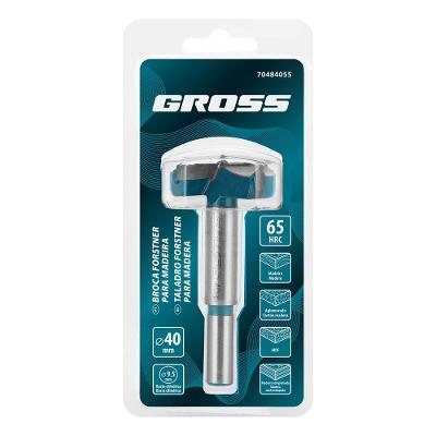 Broca Fresa Forstner para Madeira 40mm Furos Precisos em Dobradiça Caneco Vermelho MTX