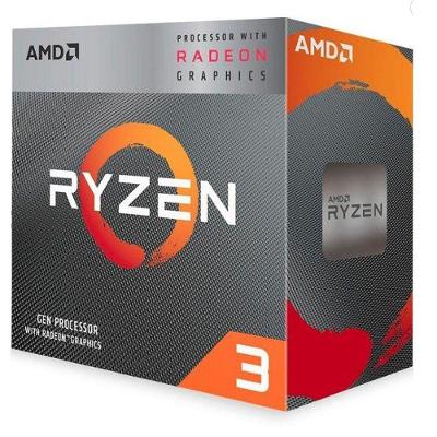 Processador Ryzen 3 3200G 4 Núcleos 4 Threads com Gráficos Integrados APU 3,6 GHZ 4,0 GHZ AMD