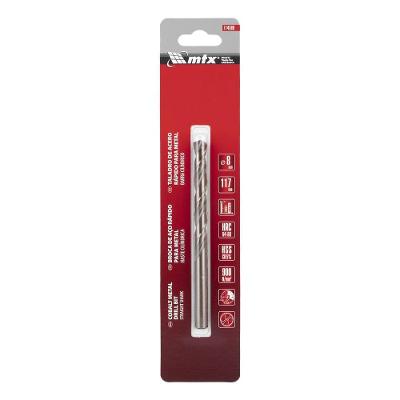 Broca Aço Rápido Cobalto 5% 8mm 714589 para Metal e Aço Inox Vermelho Mtx