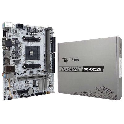 Placa Mãe Duex DX-A520ZG Amd Am4 Ddr4 Micro Atx com Slot M.2 Nvme e Lan Gigabit