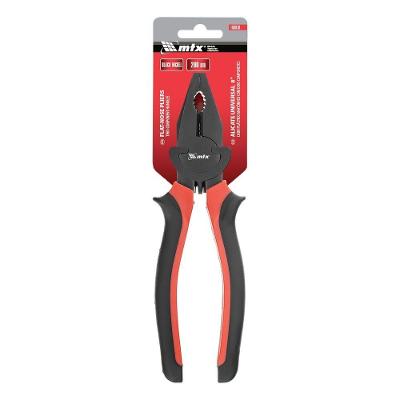 Alicate Universal Black Nickel 169839 8" 200mm Aço Carbono 45 Vermelho MTX
