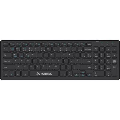 Teclado sem Fio KB11 Full com Conectividade Dual-Mode 2.4GHz e Bluetooth Preto Fortrek